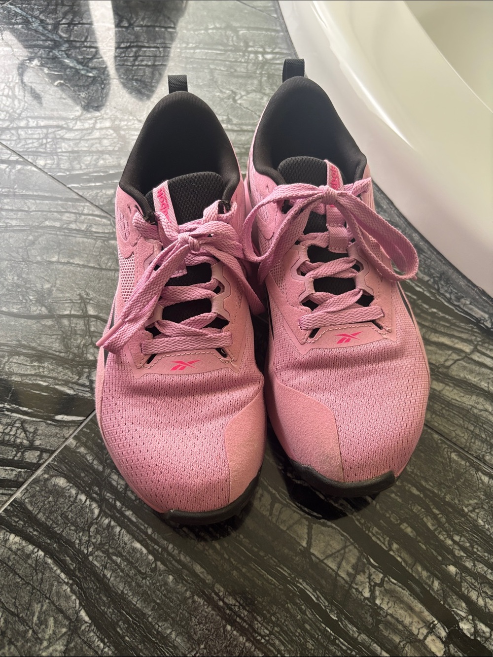 Reebok Women's Light Pink Athletic Sneakers